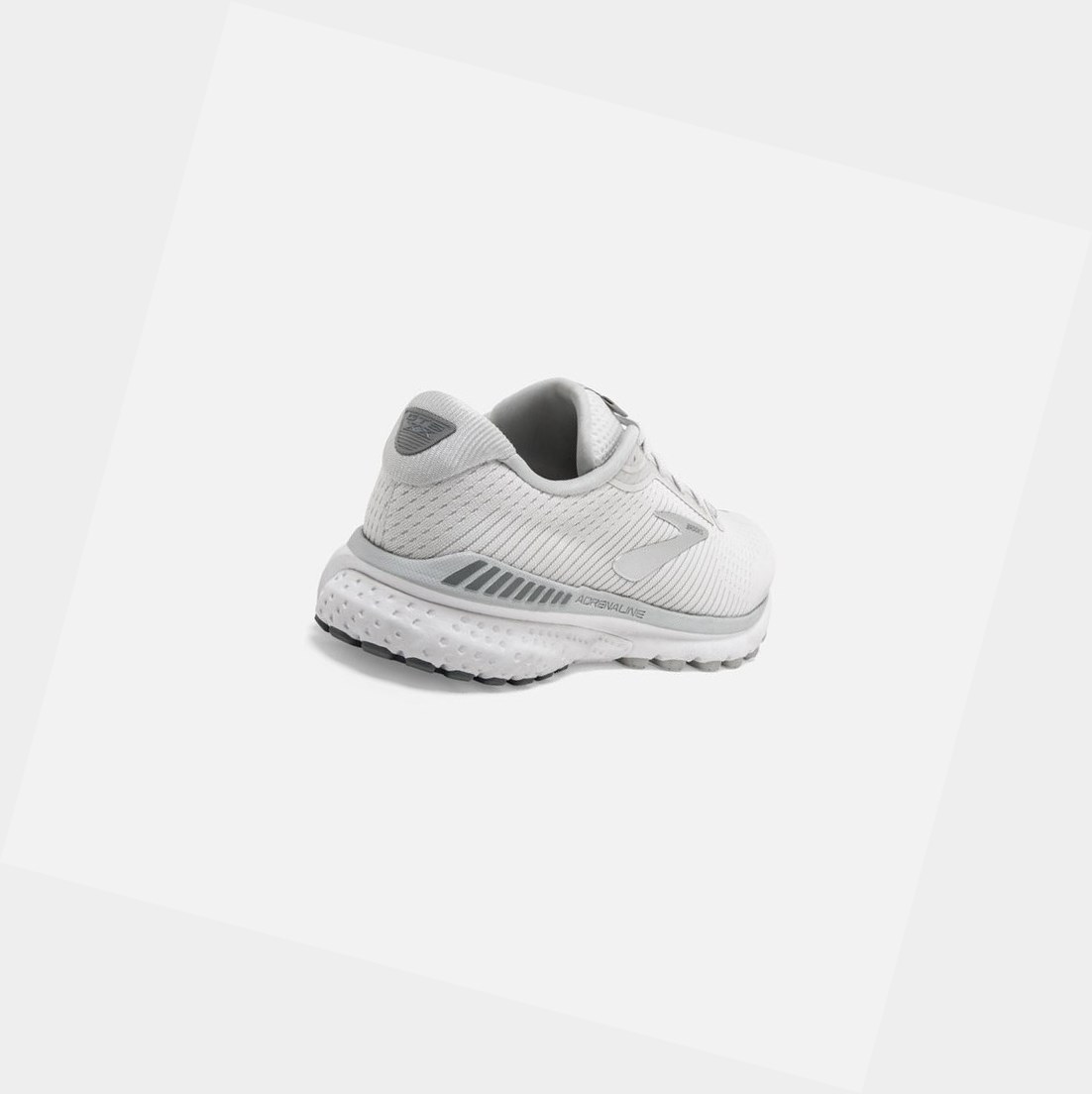 Chaussures Running Route Brooks Adrenaline GTS 20 Femme Blanche Grise Argent | YQOU01346