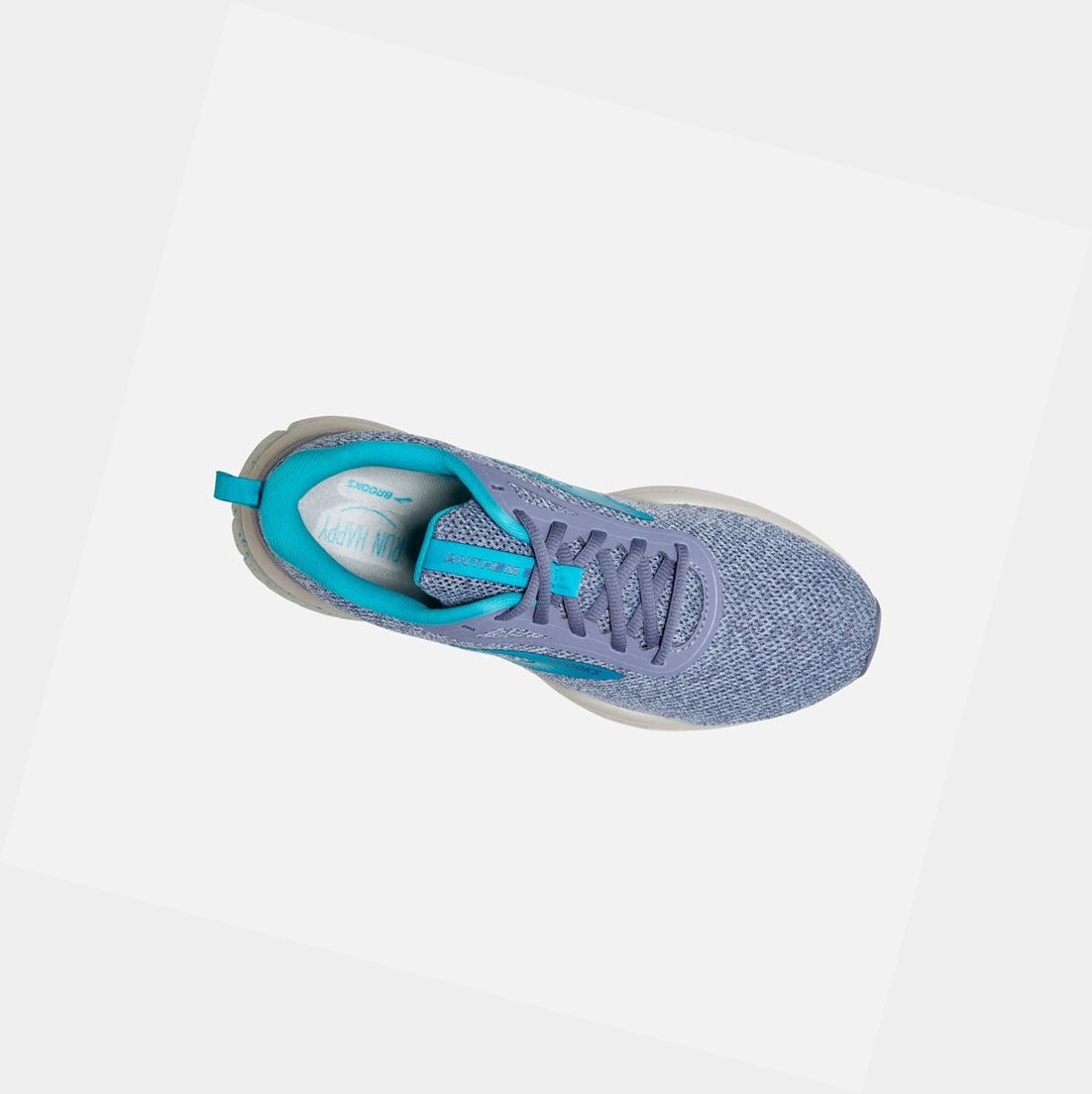 Chaussures Running Route Brooks Anthem 3 Femme Grise Bleu | CZRH78094
