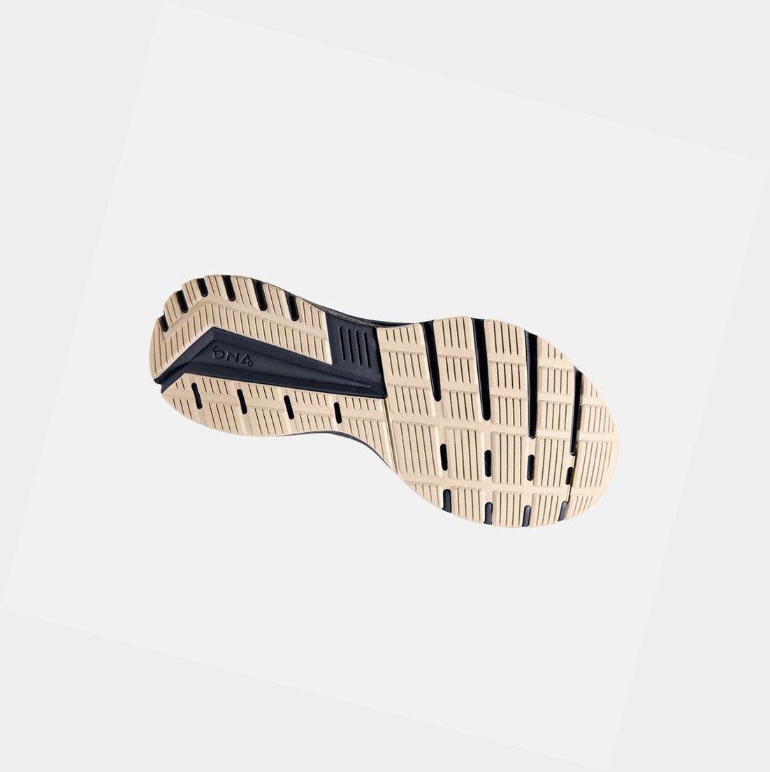 Chaussures Running Route Brooks Anthem 4 Femme Whitecap / Almond / Ombre | FAEC27468