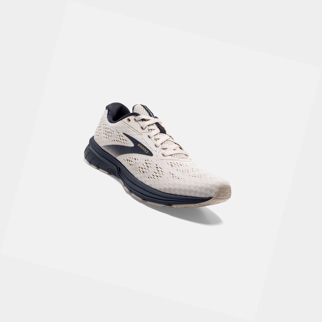 Chaussures Running Route Brooks Anthem 4 Femme Whitecap / Almond / Ombre | FAEC27468