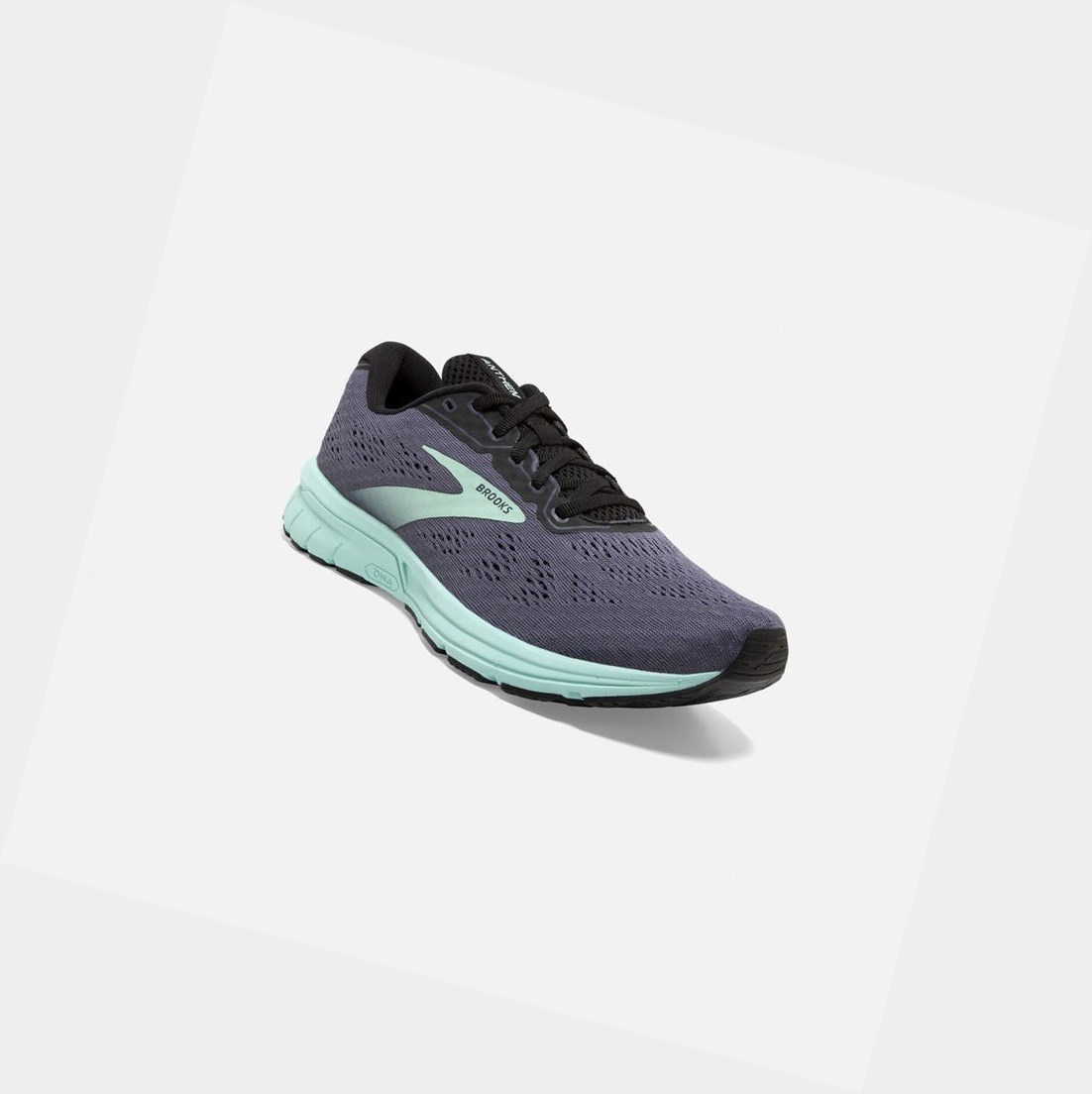 Chaussures Running Route Brooks Anthem 4 Femme Noir Bleu | FSLP54629