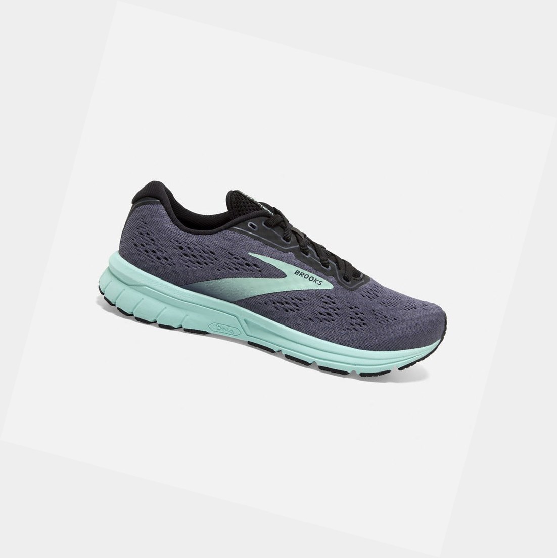 Chaussures Running Route Brooks Anthem 4 Femme Noir Bleu | FSLP54629