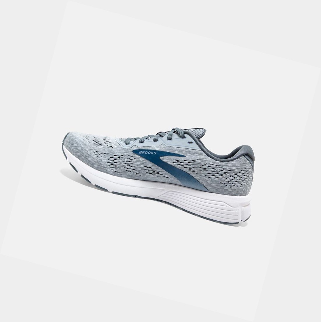 Chaussures Running Route Brooks Anthem 4 Homme Grise Bleu Foncé | HSGO43971