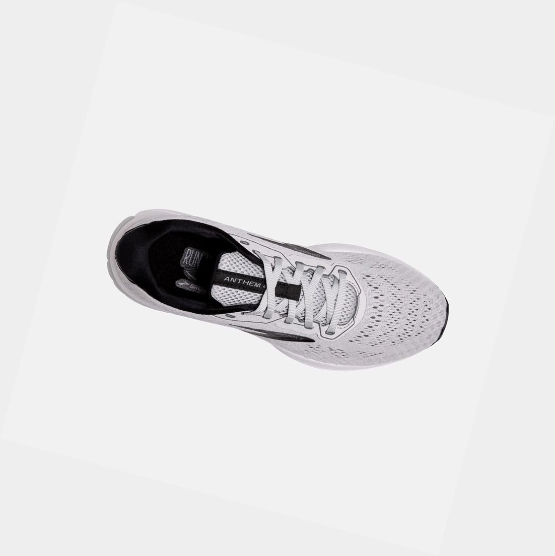 Chaussures Running Route Brooks Anthem 4 Homme Grise Noir Blanche | TGWJ17590