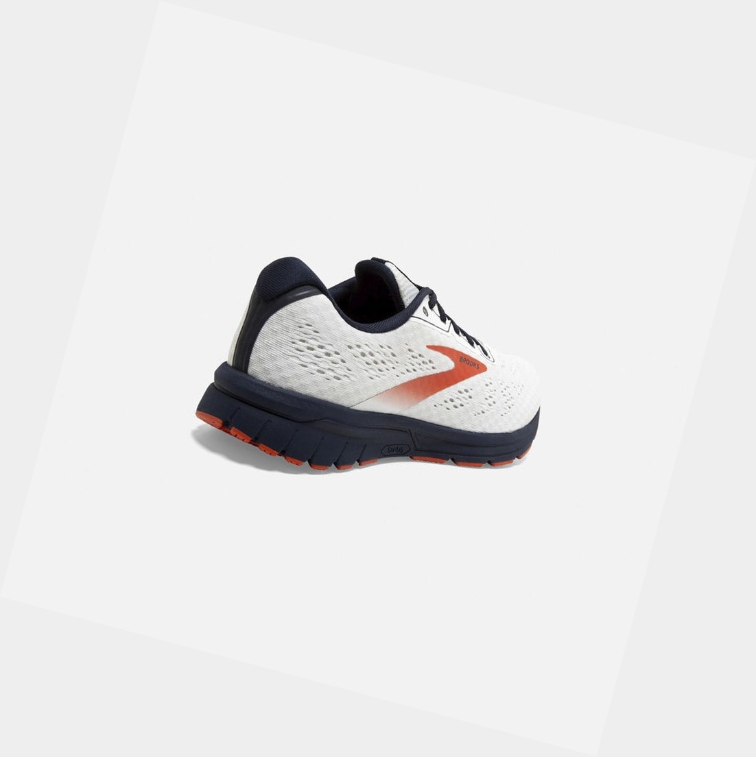 Chaussures Running Route Brooks Anthem 4 Homme Blanche Bleu Marine Rouge | VHDF32675