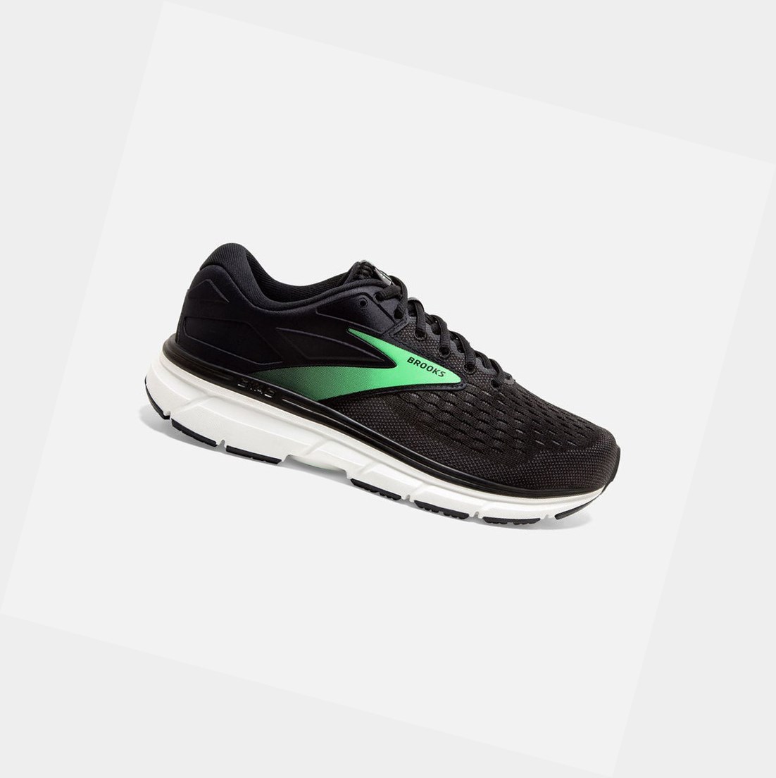 Chaussures Running Route Brooks Dyad 11 Femme Noir Vert | MVUL23189