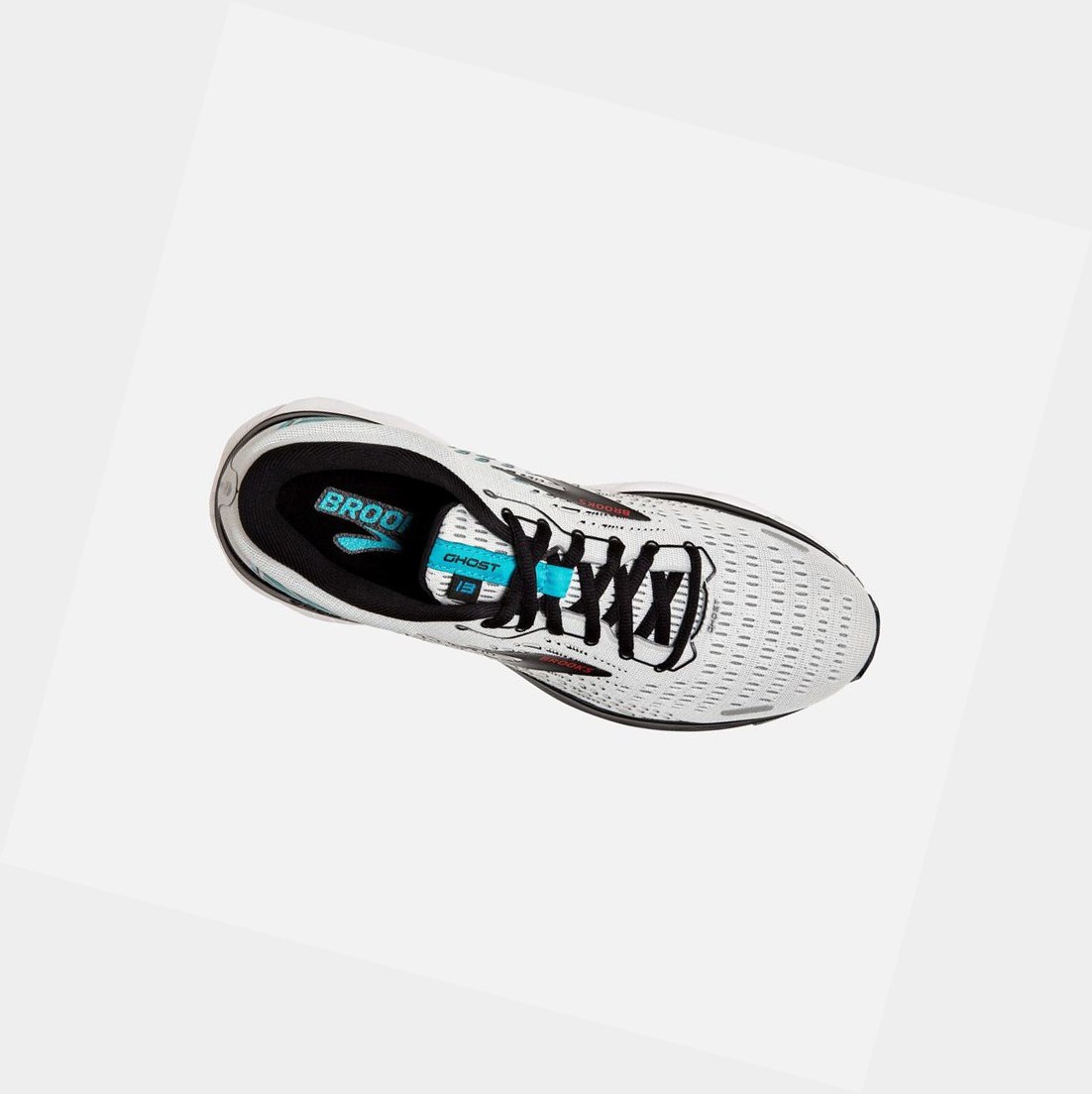 Chaussures Running Route Brooks Ghost 13 Homme Grise Noir | BMFE60352