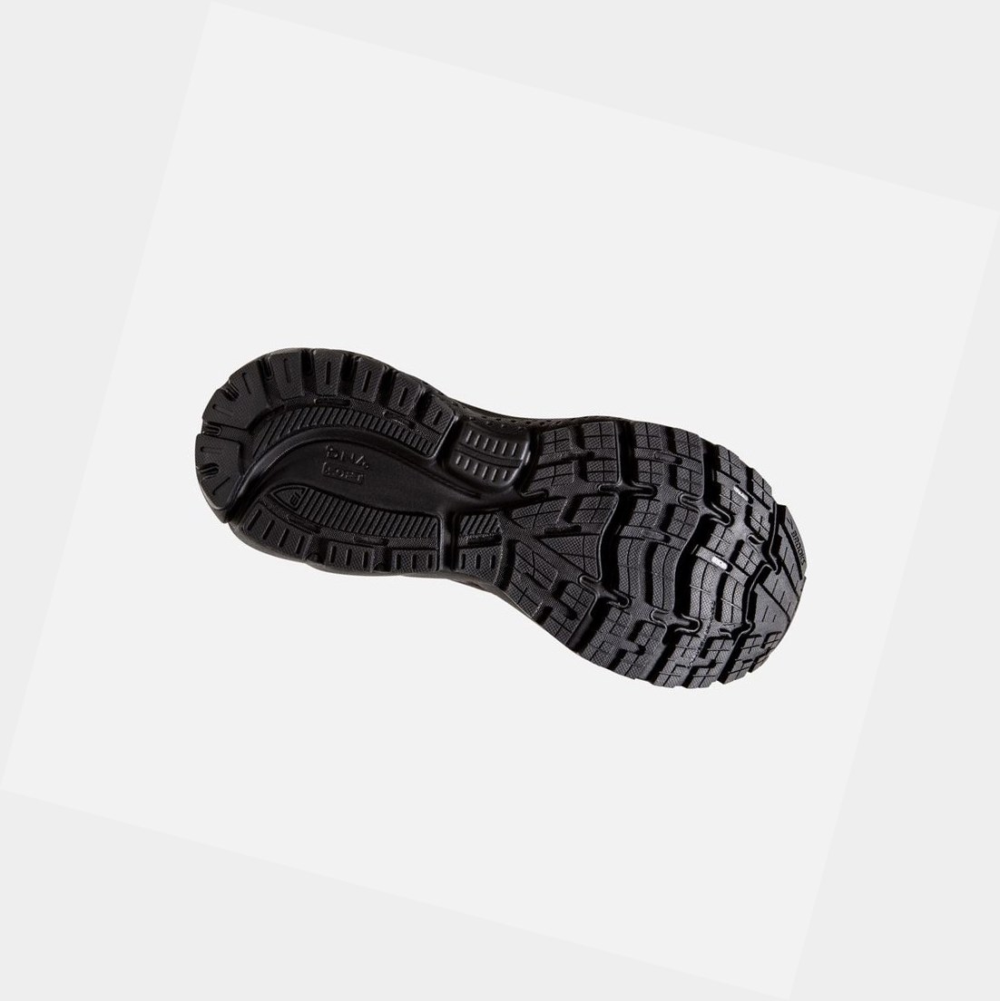 Chaussures Running Route Brooks Ghost 13 GTX Homme Noir Rouge | DYOU26318