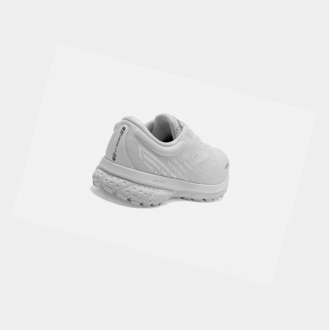 Chaussures Running Route Brooks Ghost 13 Homme Blanche Blanche | FKEQ39680