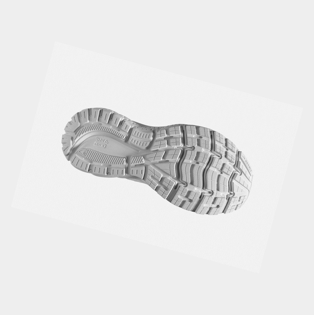 Chaussures Running Route Brooks Ghost 13 Homme Blanche Blanche | FKEQ39680