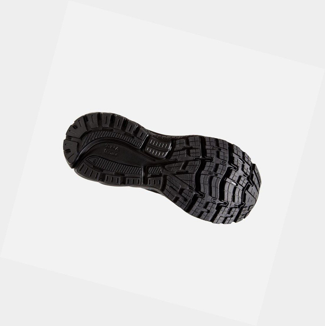 Chaussures Running Route Brooks Ghost 13 GTX Homme Noir Grise Bleu | IGRP40572