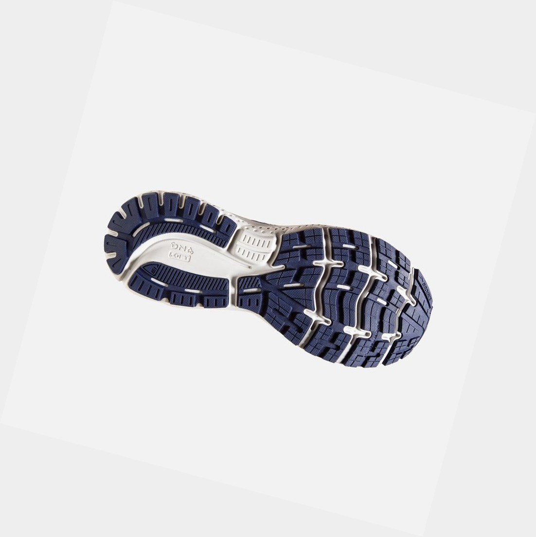 Chaussures Running Route Brooks Ghost 13 Homme Blanche Grise Noir | IUAM50846
