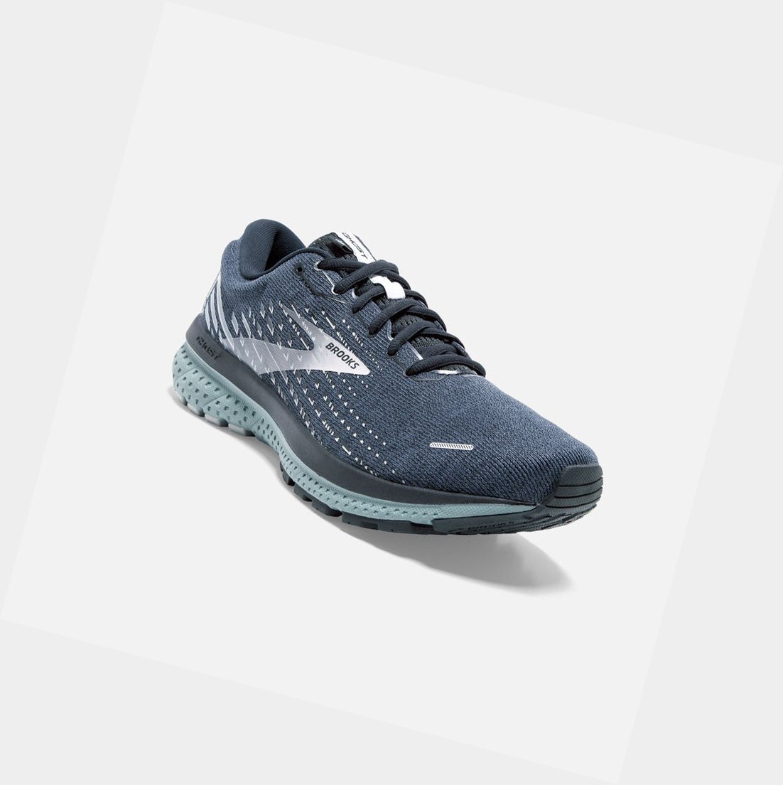 Chaussures Running Route Brooks Ghost 13 Homme Noir Grise | IZRN41503