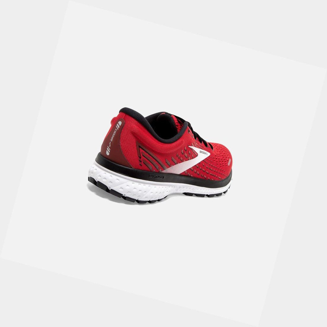 Chaussures Running Route Brooks Ghost 13 Homme Noir Blanche | JUPW58649