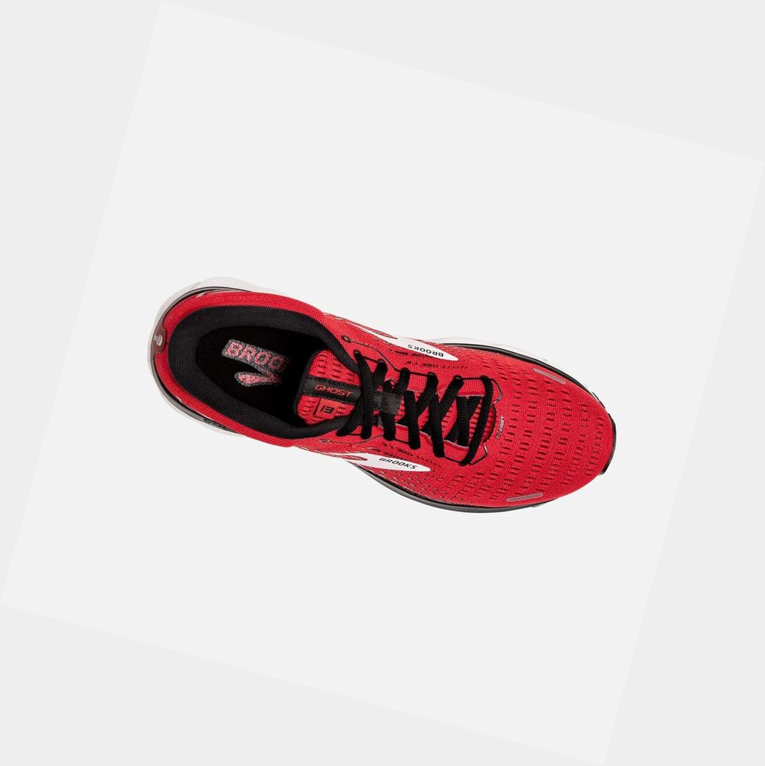 Chaussures Running Route Brooks Ghost 13 Homme Noir Blanche | JUPW58649