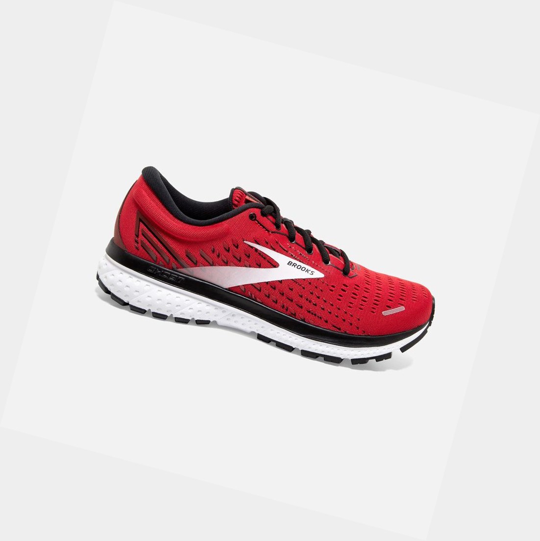Chaussures Running Route Brooks Ghost 13 Homme Noir Blanche | JUPW58649