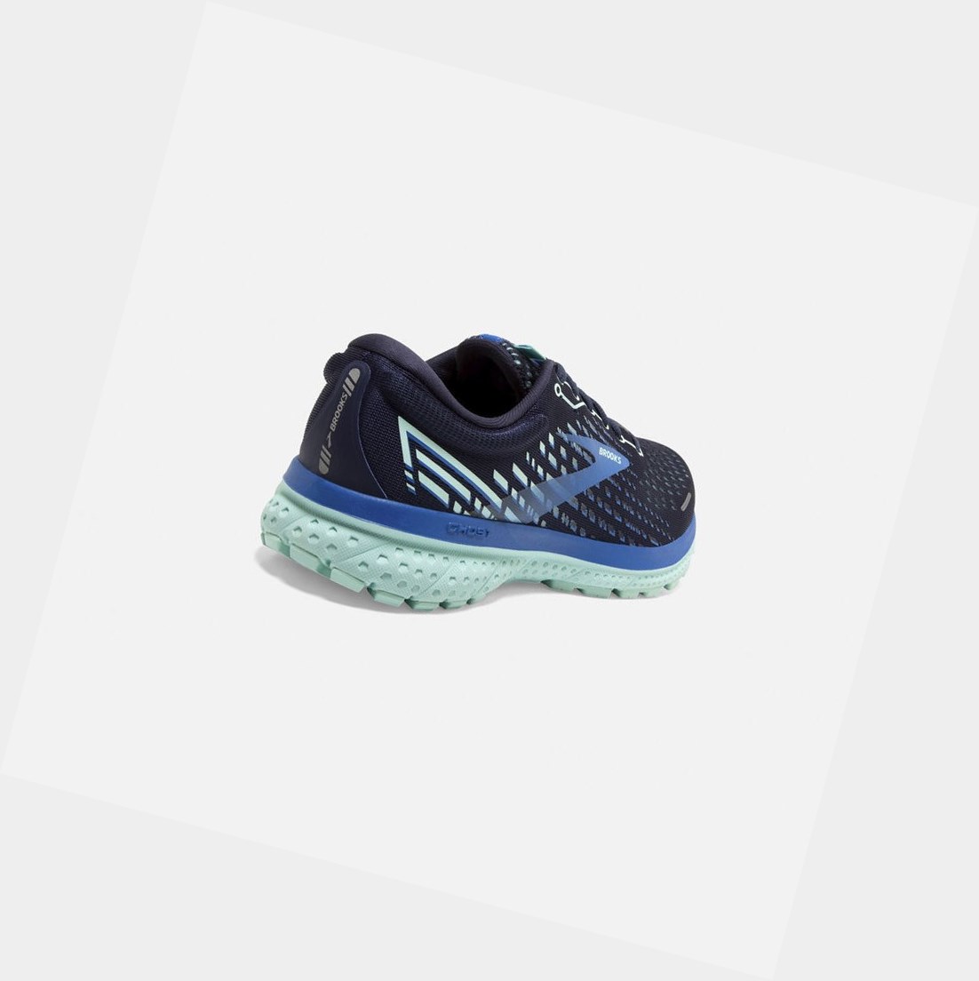 Chaussures Running Route Brooks Ghost 13 Femme Bleu Bleu | JYEG09582