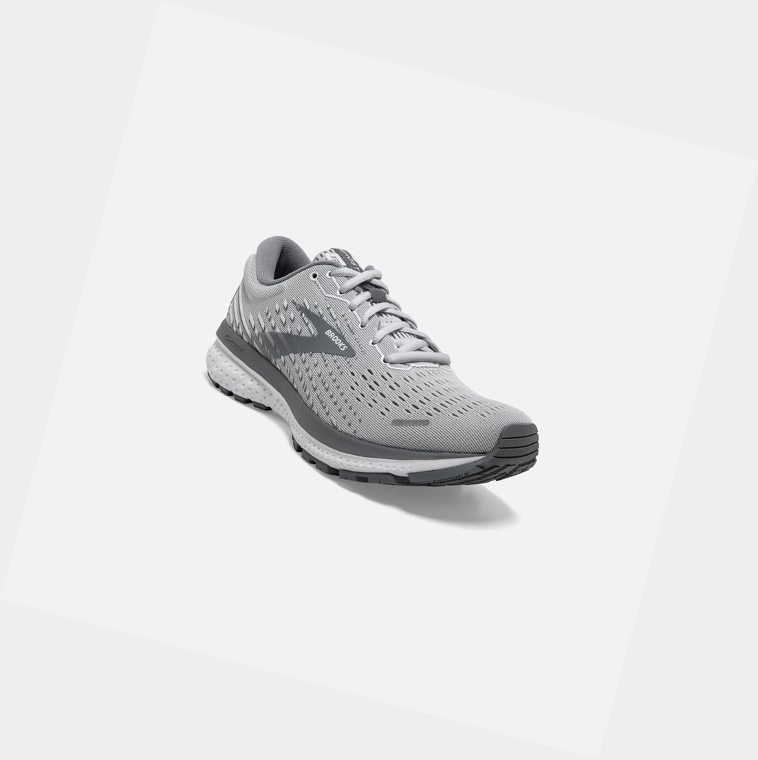 Chaussures Running Route Brooks Ghost 13 Femme Blanche | LODQ70548