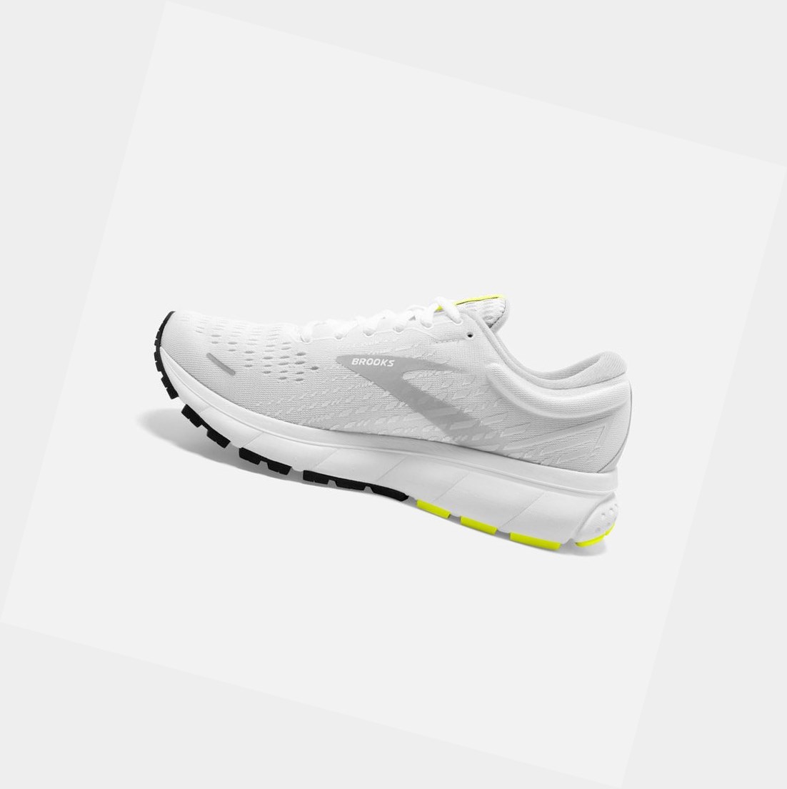 Chaussures Running Route Brooks Ghost 13 Homme Blanche | LYMW01934