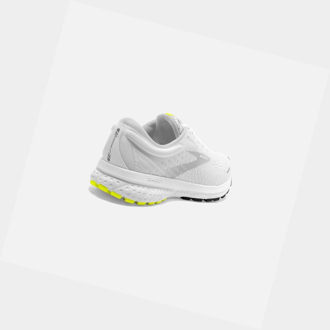 Chaussures Running Route Brooks Ghost 13 Homme Blanche | LYMW01934