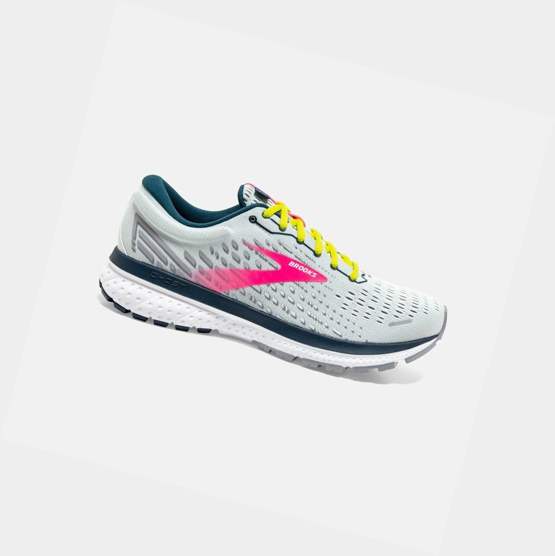 Chaussures Running Route Brooks Ghost 13 Femme Rose | OYWA25694