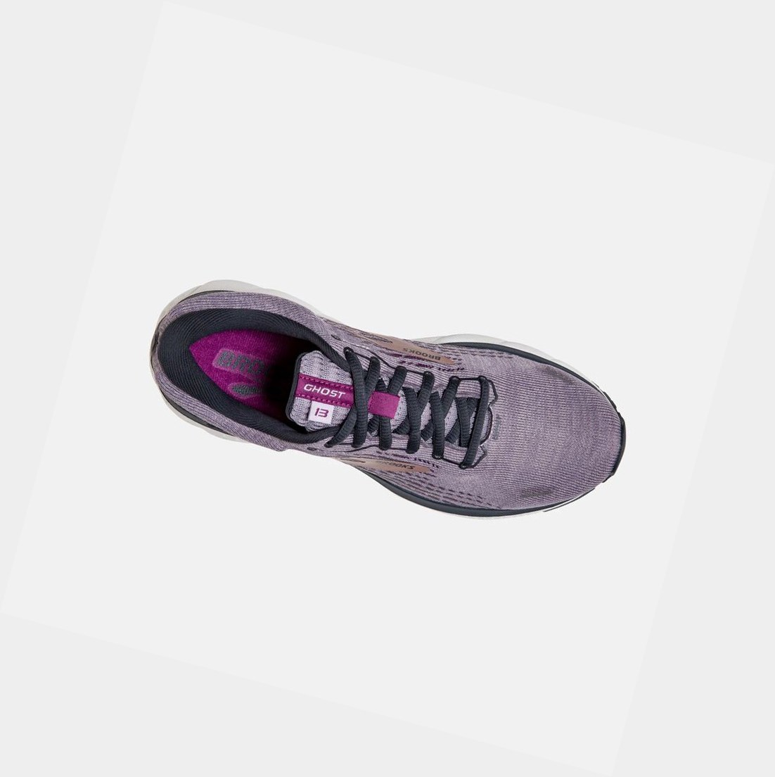 Chaussures Running Route Brooks Ghost 13 Femme Lavande | QSDG78405