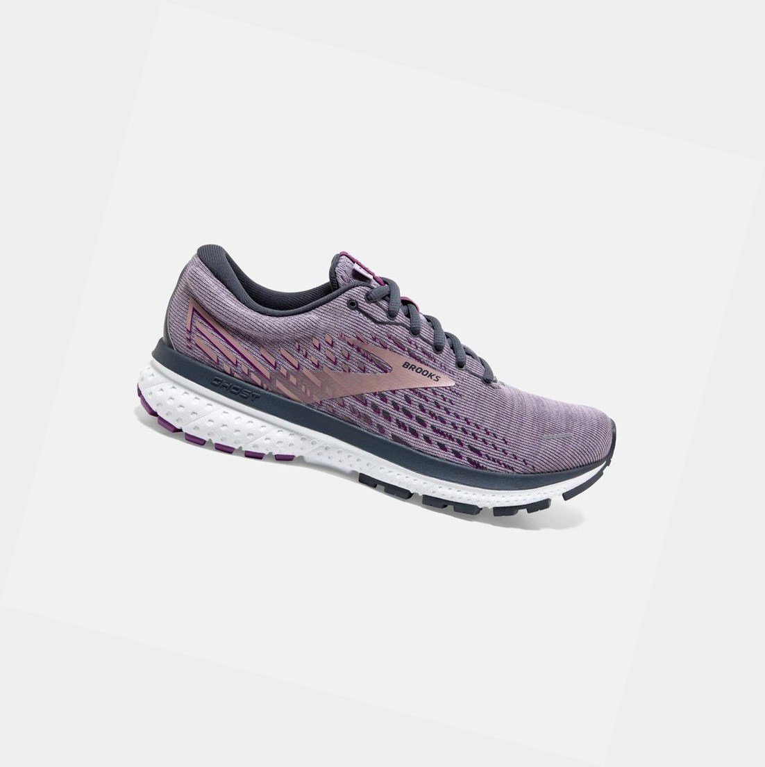 Chaussures Running Route Brooks Ghost 13 Femme Lavande | QSDG78405