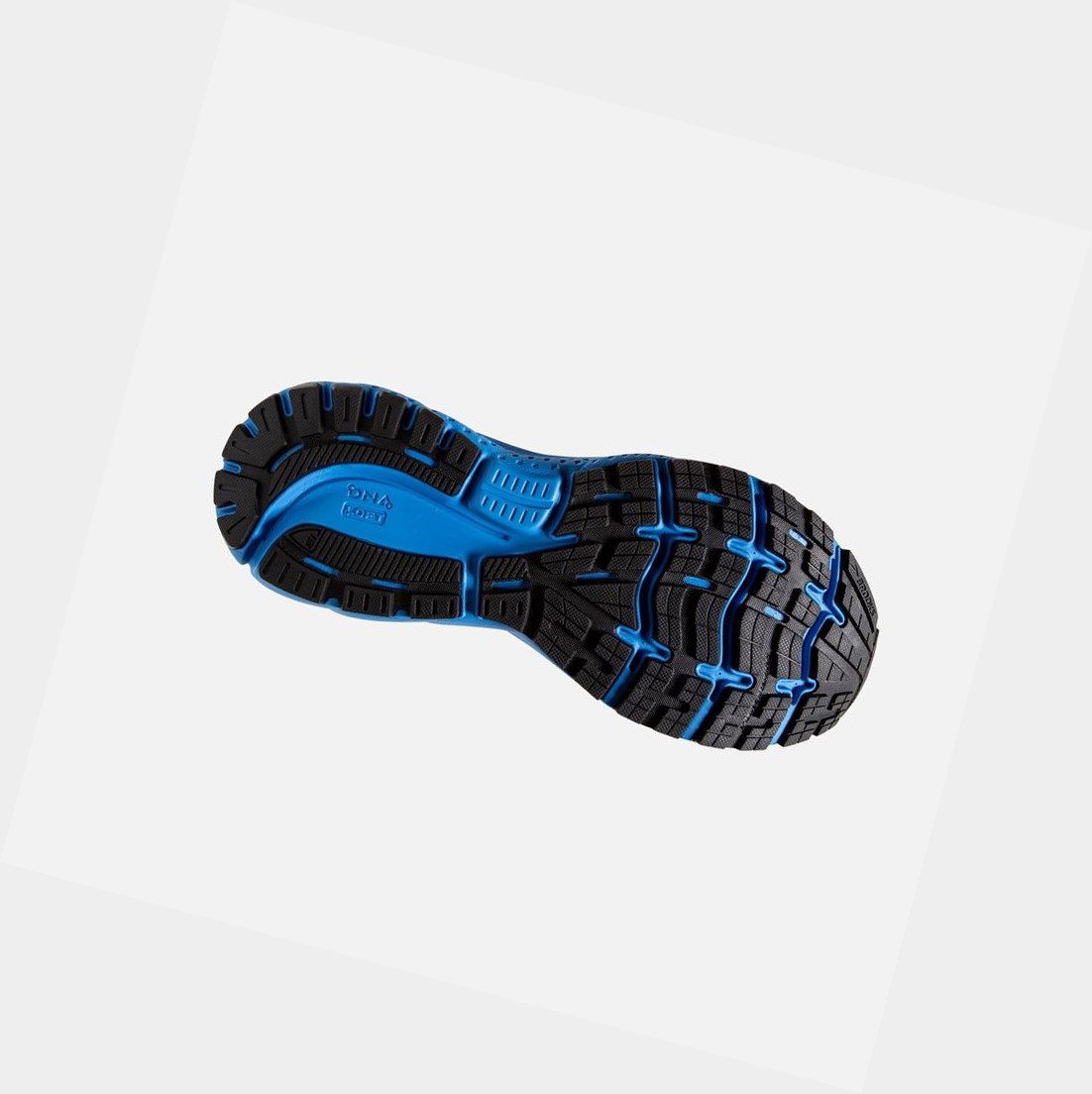 Chaussures Running Route Brooks Ghost 13 Homme Noir Grise Bleu | TBKL78326