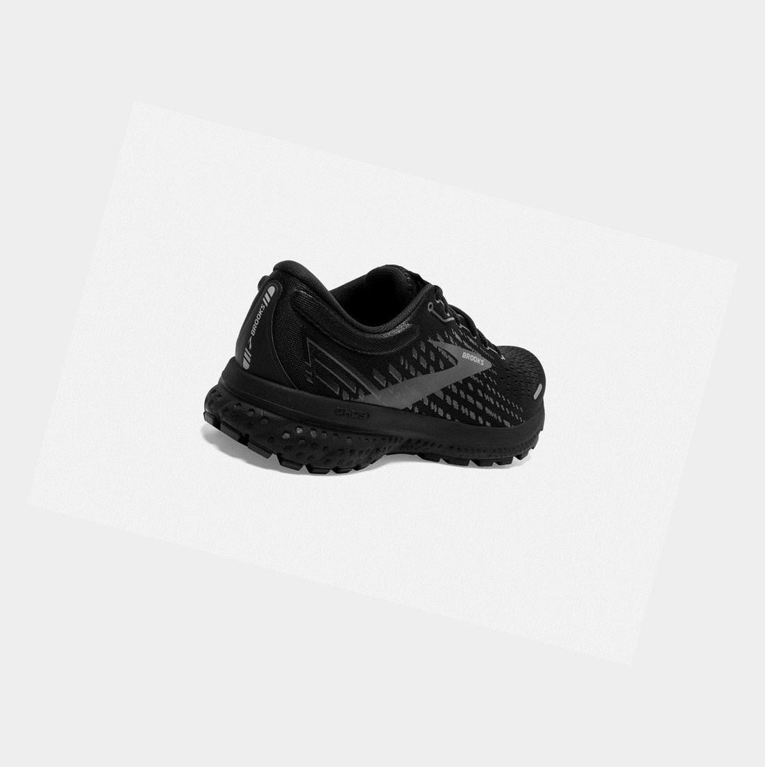 Chaussures Running Route Brooks Ghost 13 Femme Noir Noir | TKBP31269