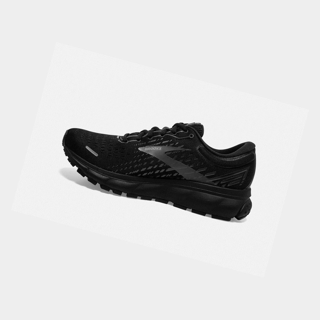 Chaussures Running Route Brooks Ghost 13 Femme Noir Noir | TKBP31269