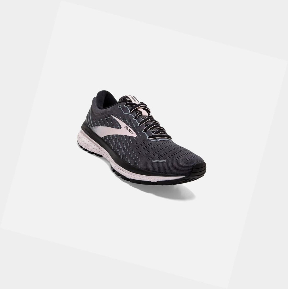 Chaussures Running Route Brooks Ghost 13 Femme Noir | UOFH80659