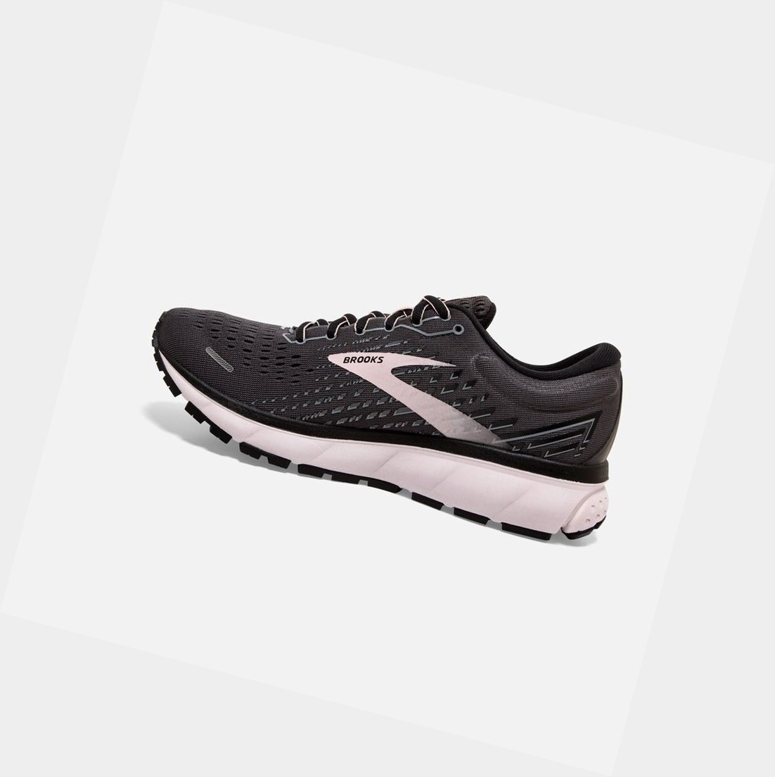 Chaussures Running Route Brooks Ghost 13 Femme Noir | UOFH80659