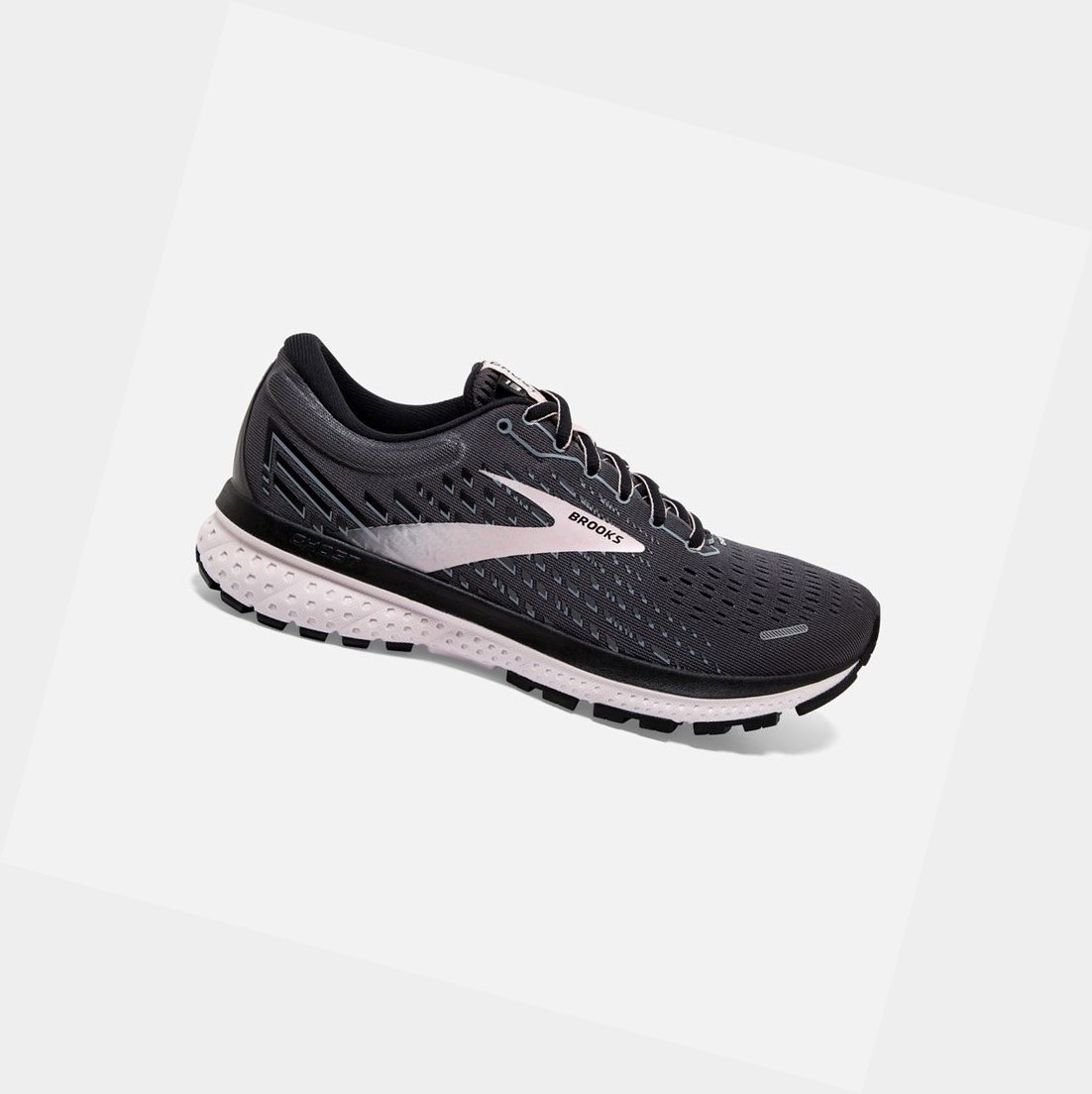 Chaussures Running Route Brooks Ghost 13 Femme Noir | UOFH80659