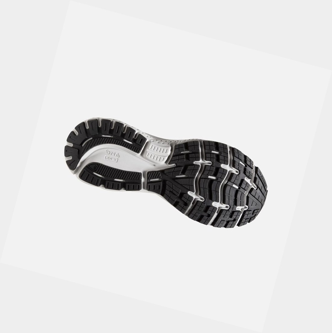 Chaussures Running Route Brooks Ghost 13 Homme Grise Noir | XAMS51764