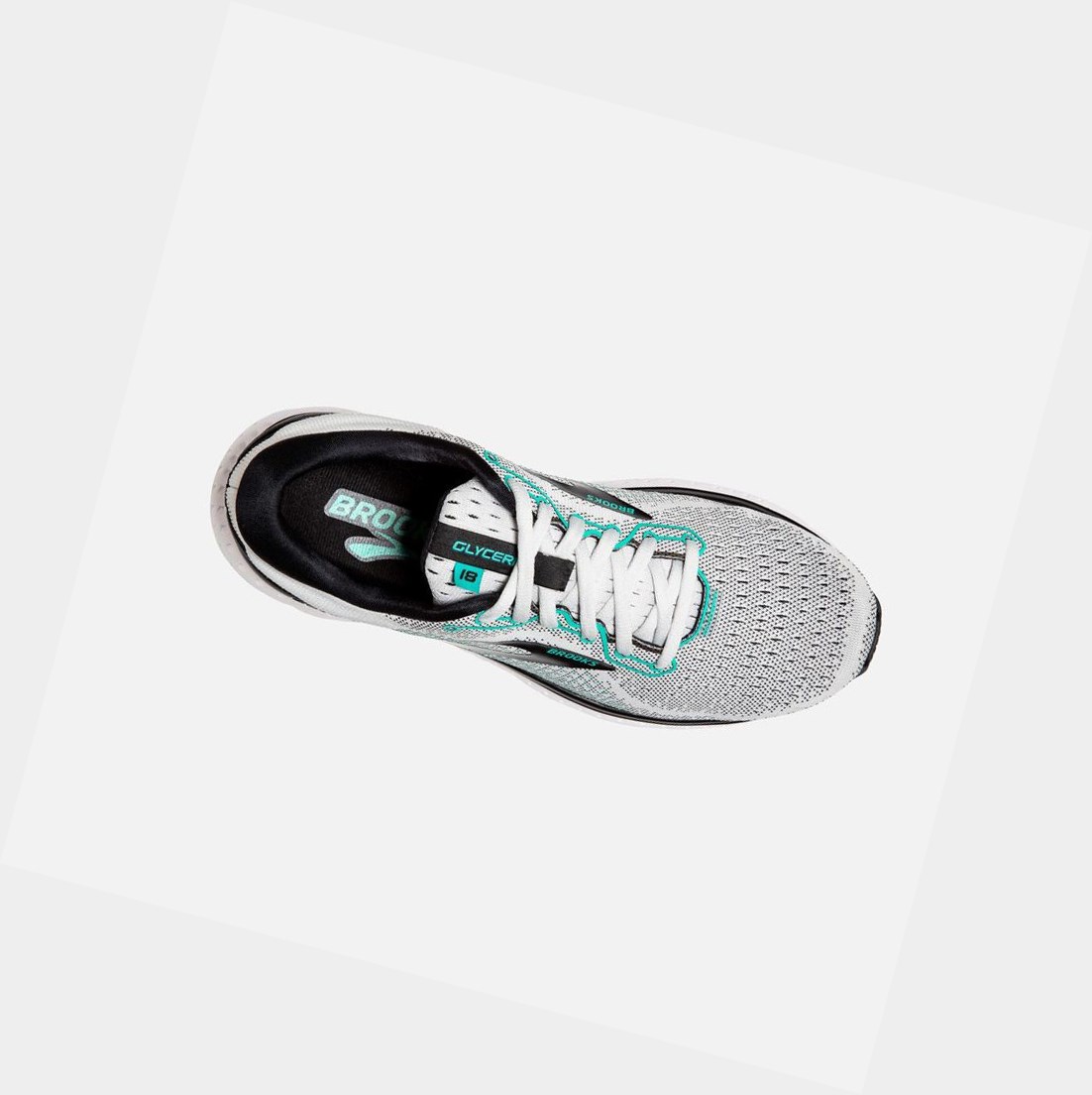 Chaussures Running Route Brooks Glycerin 18 Femme Grise Noir | ARWT49573