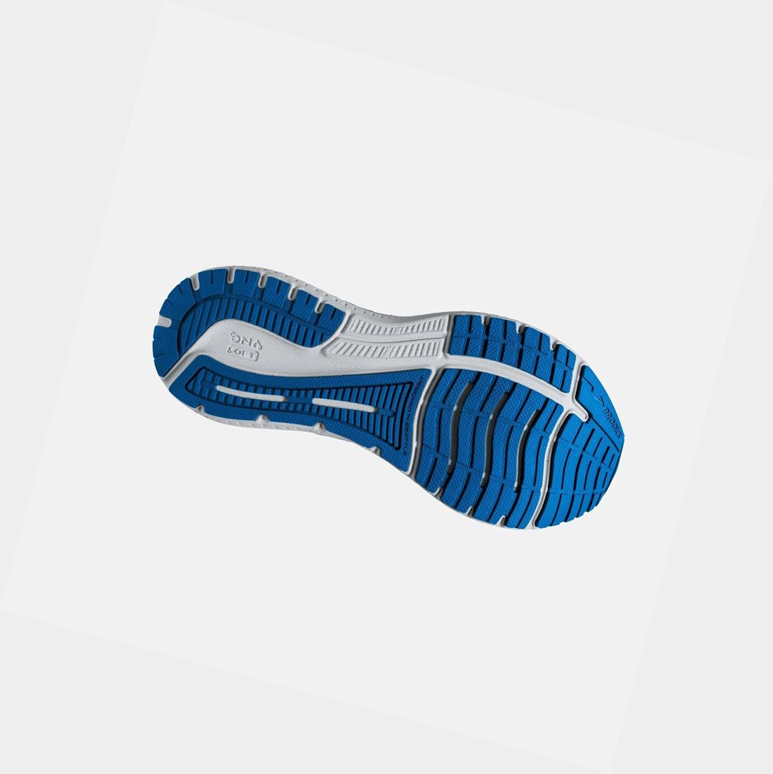 Chaussures Running Route Brooks Glycerin GTS 19 Homme Grise Bleu Foncé | CHWO52389