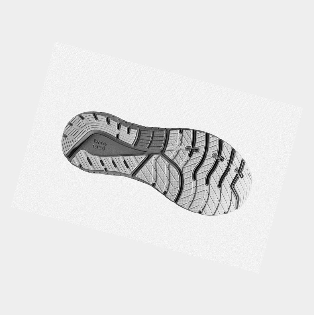 Chaussures Running Route Brooks Glycerin 18 Femme Blanche Grise | CKAZ56183