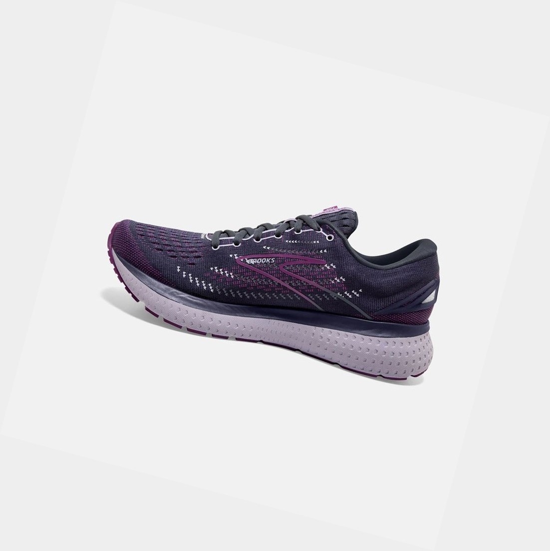 Chaussures Running Route Brooks Glycerin 19 Femme Lavande | DZXV32105