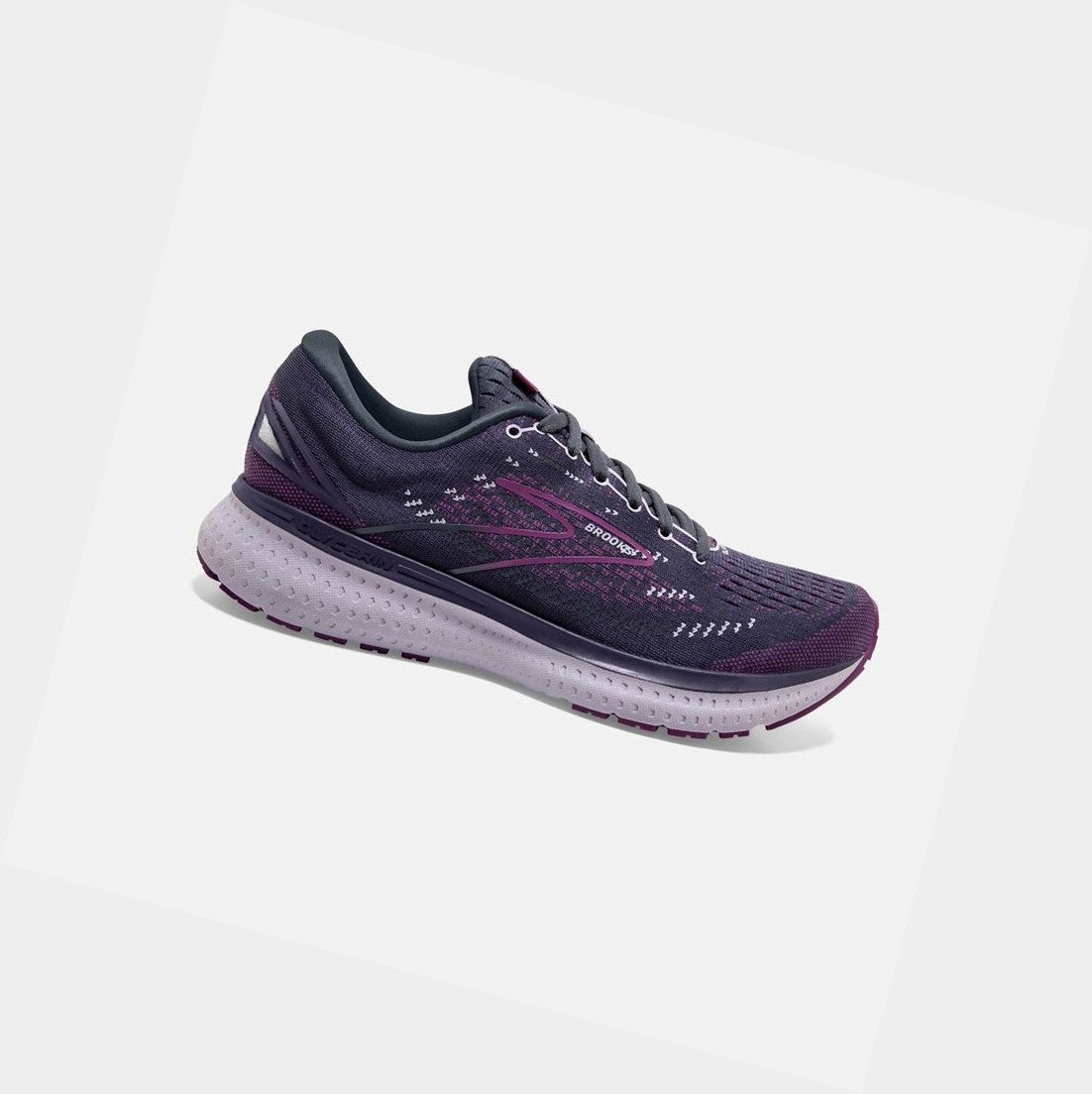 Chaussures Running Route Brooks Glycerin 19 Femme Lavande | DZXV32105