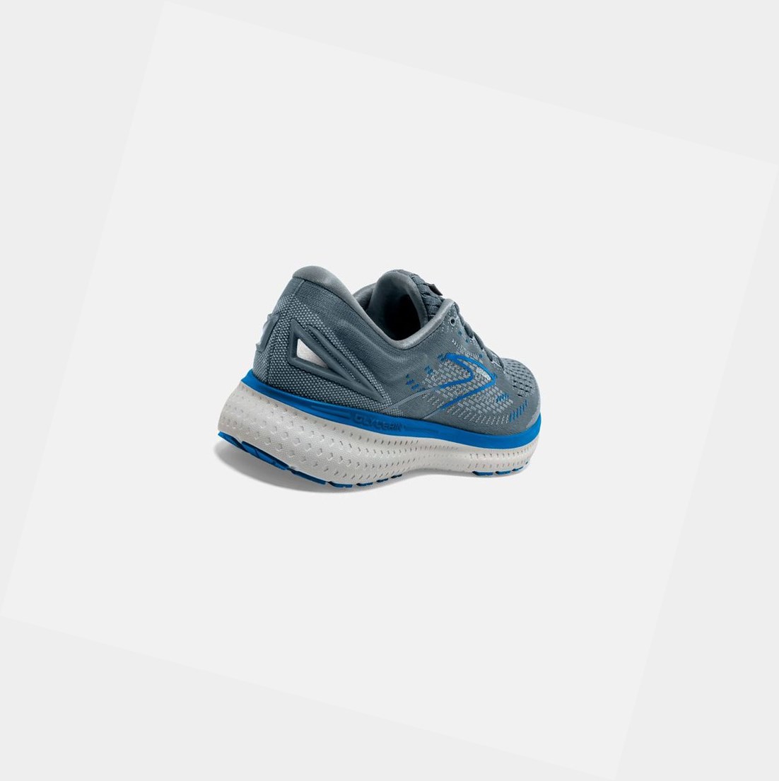 Chaussures Running Route Brooks Glycerin 19 Homme Grise Bleu Foncé | EWDL24879