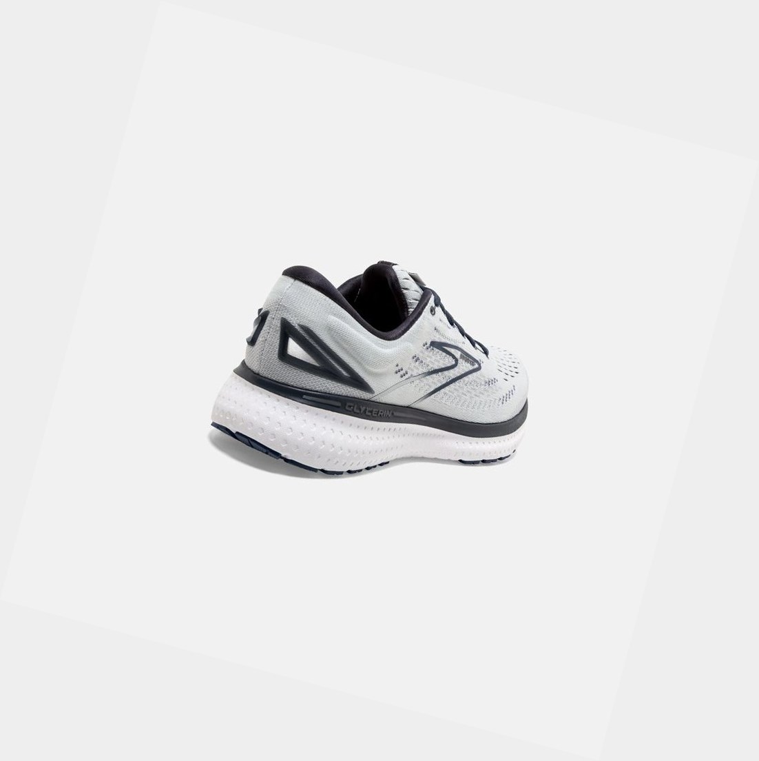Chaussures Running Route Brooks Glycerin 19 Femme Grise Blanche | FVUC07591