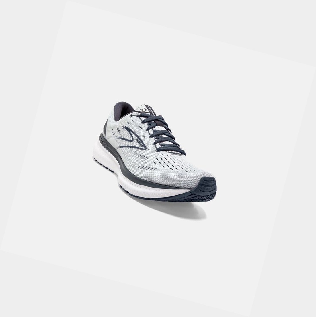 Chaussures Running Route Brooks Glycerin 19 Femme Grise Blanche | FVUC07591