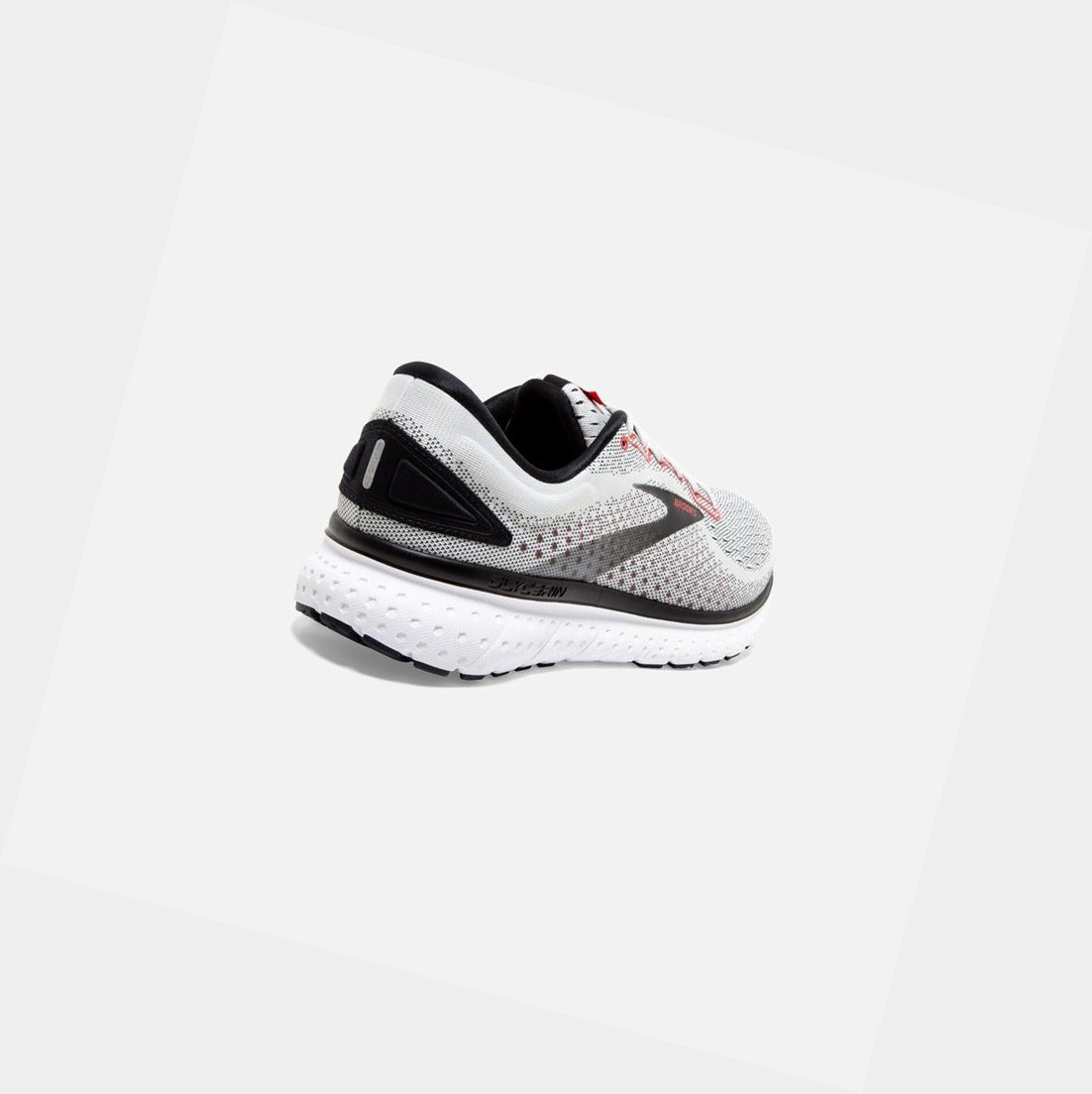 Chaussures Running Route Brooks Glycerin 18 Homme Grise Noir Rouge | GXYR93627