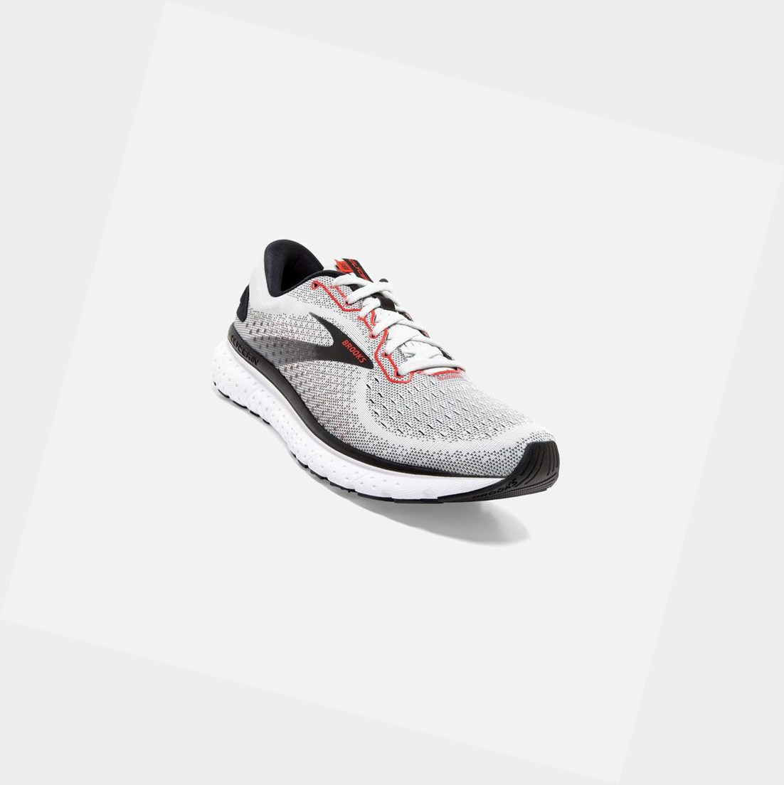 Chaussures Running Route Brooks Glycerin 18 Homme Grise Noir Rouge | GXYR93627