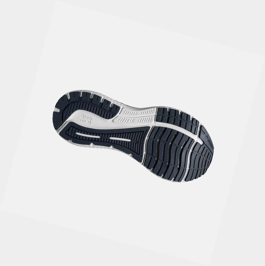 Chaussures Running Route Brooks Glycerin GTS 19 Femme Grise Blanche | JRUH85170