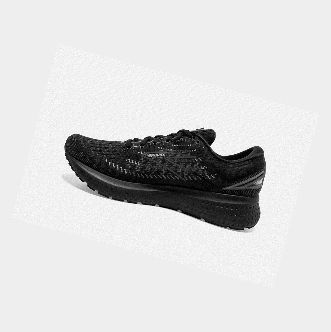 Chaussures Running Route Brooks Glycerin 19 Femme Noir | JUQP26473