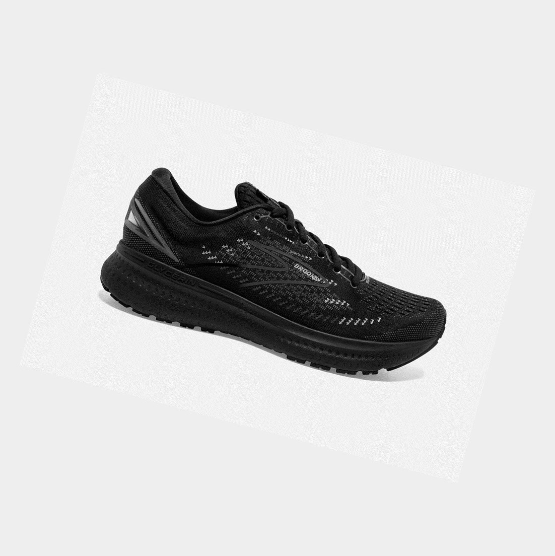 Chaussures Running Route Brooks Glycerin 19 Femme Noir | JUQP26473