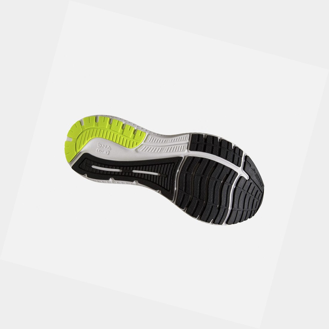 Chaussures Running Route Brooks Glycerin GTS 19 Homme Blanche Noir | NPZG91584
