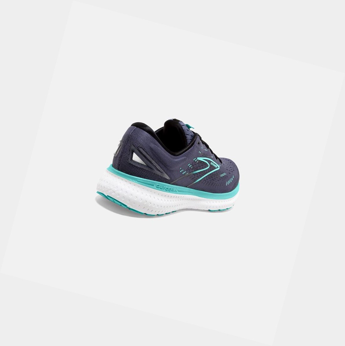 Chaussures Running Route Brooks Glycerin 19 Femme Noir Bleu | NXPG87246