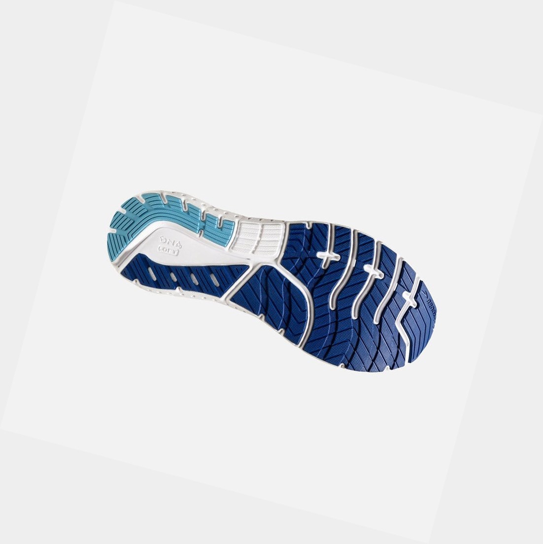Chaussures Running Route Brooks Glycerin 18 Homme Bleu Doré | PAOI65374
